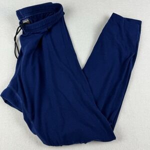 Patagonia‎ Capilene Womens Blue Drawstring Skinny Leg Ankle Leggings Large